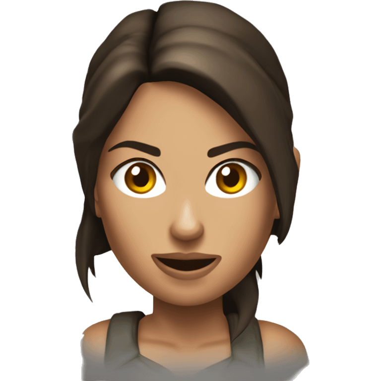 Lara croft  emoji