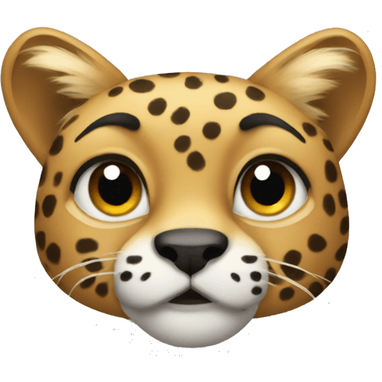 Cheetah bow emoji