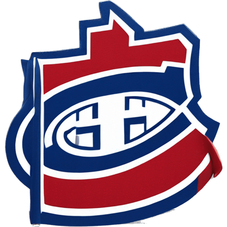 montreal canadiens logo like a no smoking emoji emoji