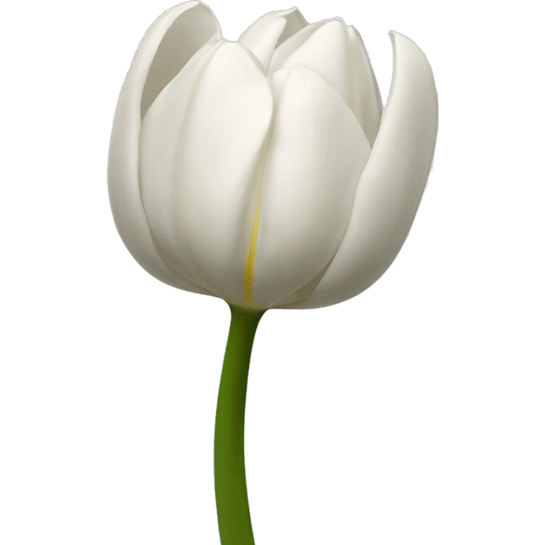 tulipe blanche  emoji