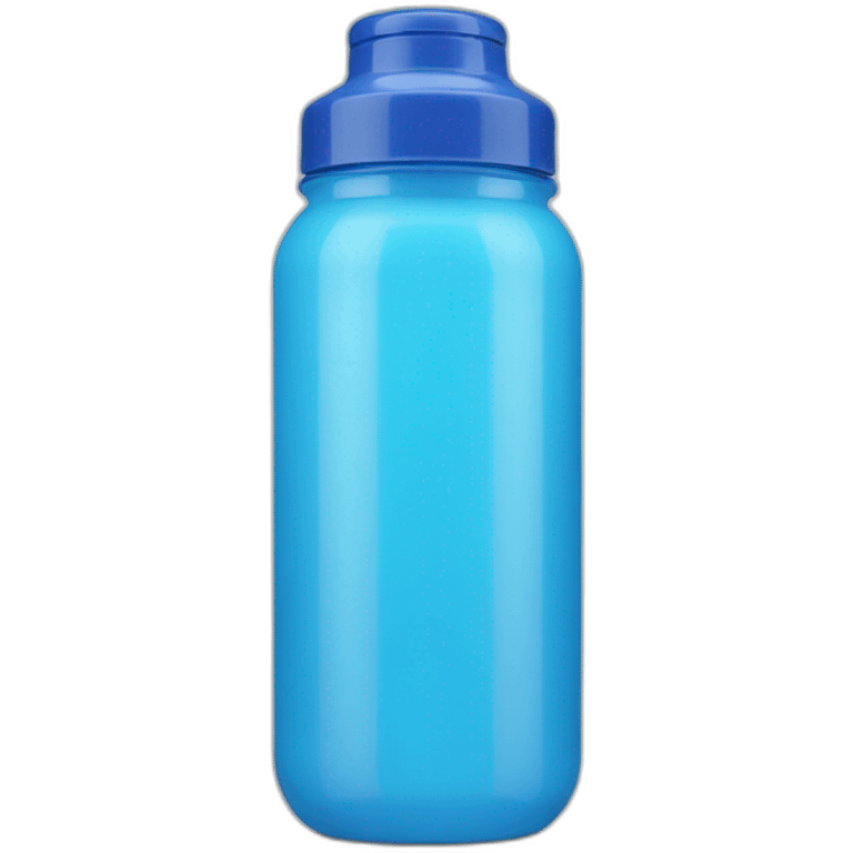 blue shaker bottle emoji