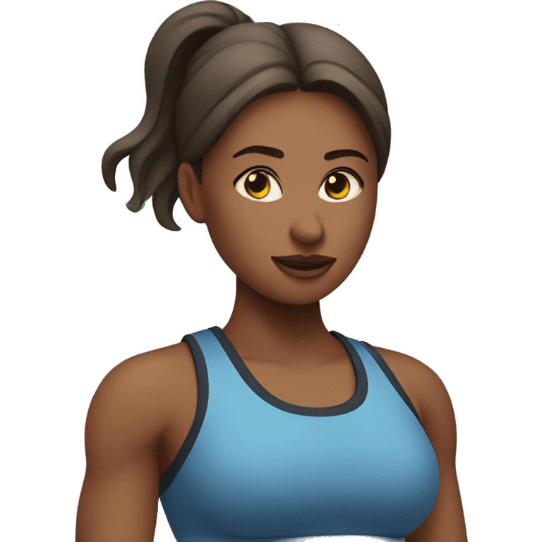 gym woman  emoji