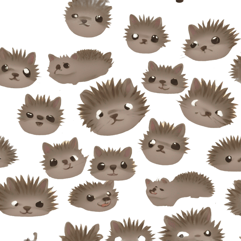 hedgehog-cat emoji