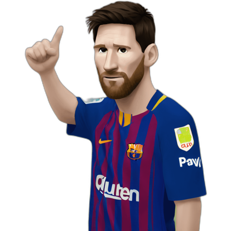 Messi cartoon  emoji