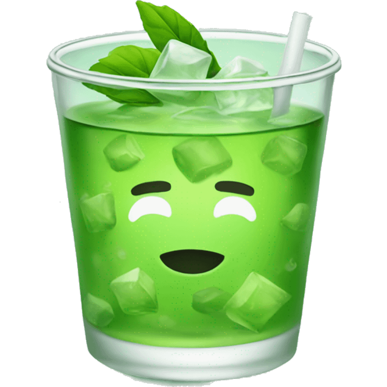 ice green tea  emoji