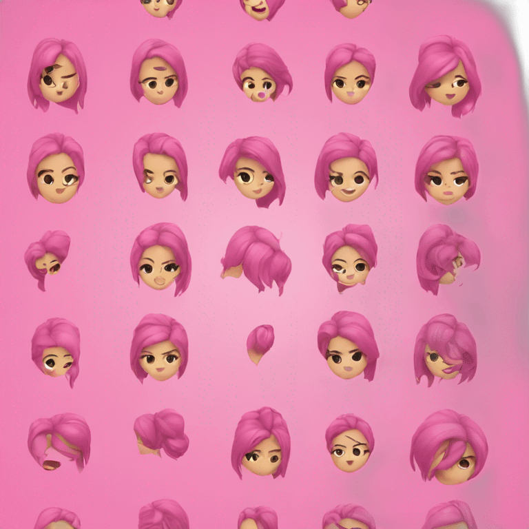 Selena Gomez pink emoji