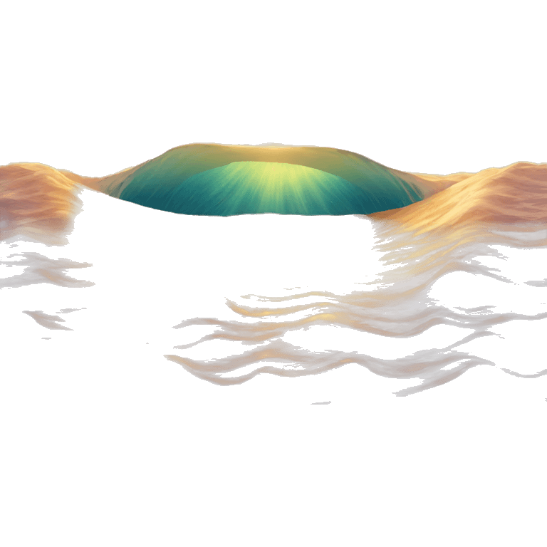 The sea and the sun emoji