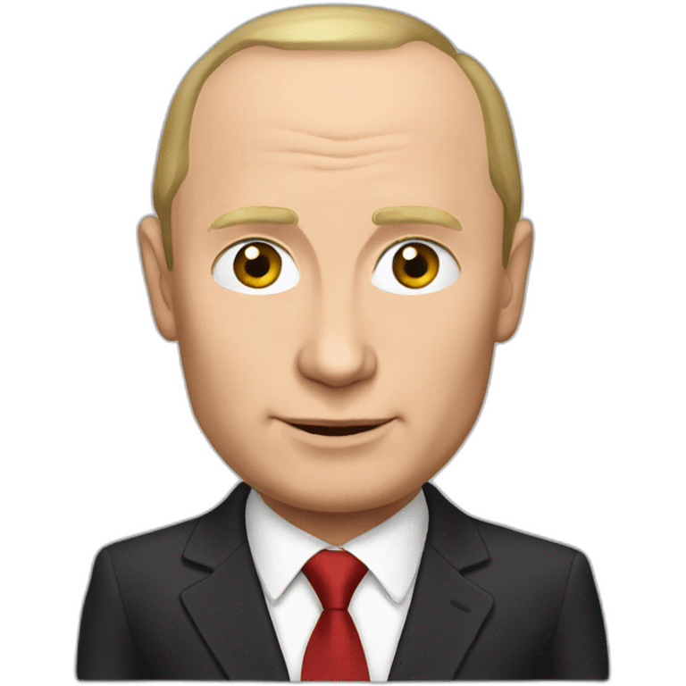 Putin in iphone emoji