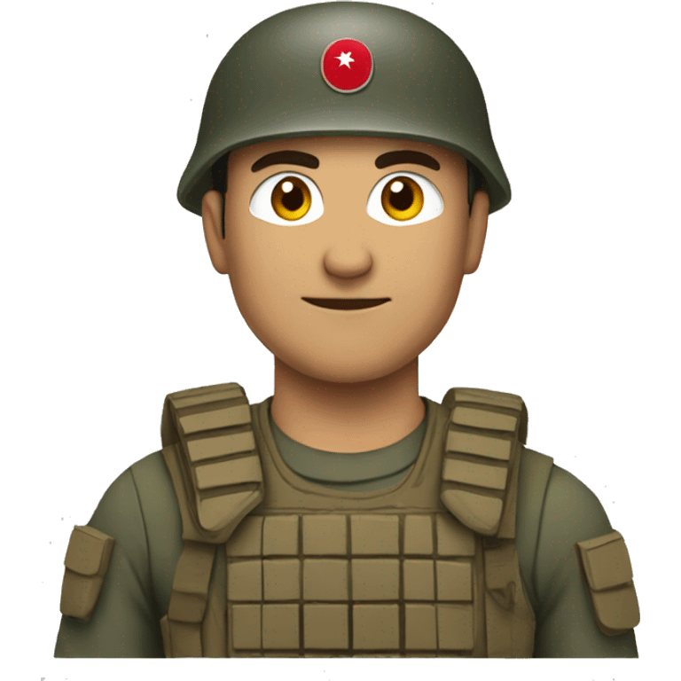 Turkish modern soldier emoji