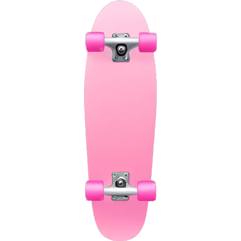 Pink skateboard  emoji