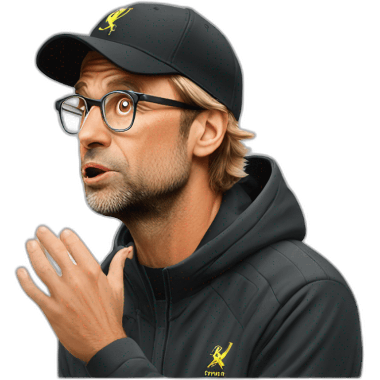 Klopp air kiss emoji