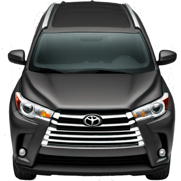 dark grey Toyota highlander suv emoji