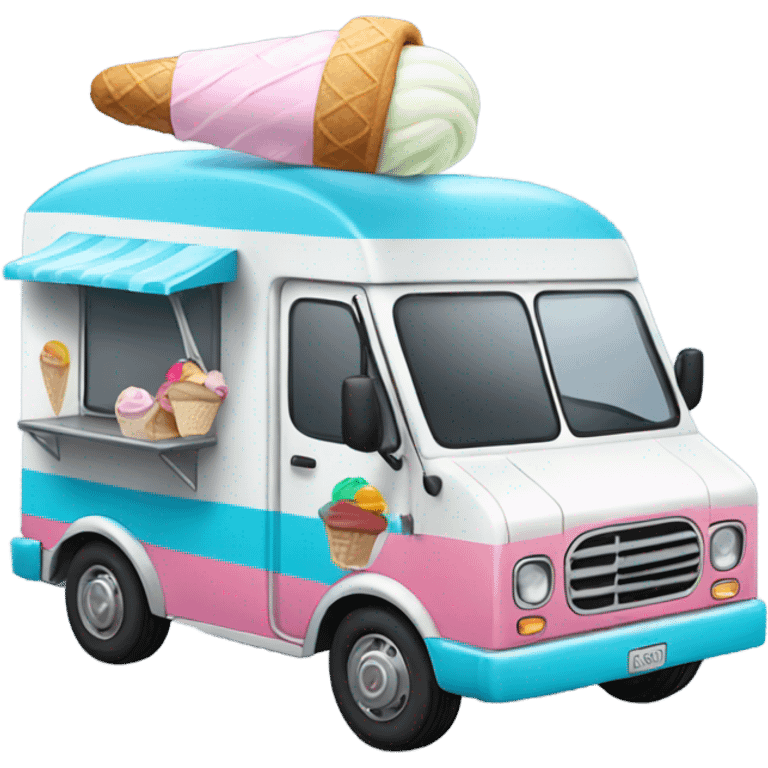 Ice cream truck  emoji