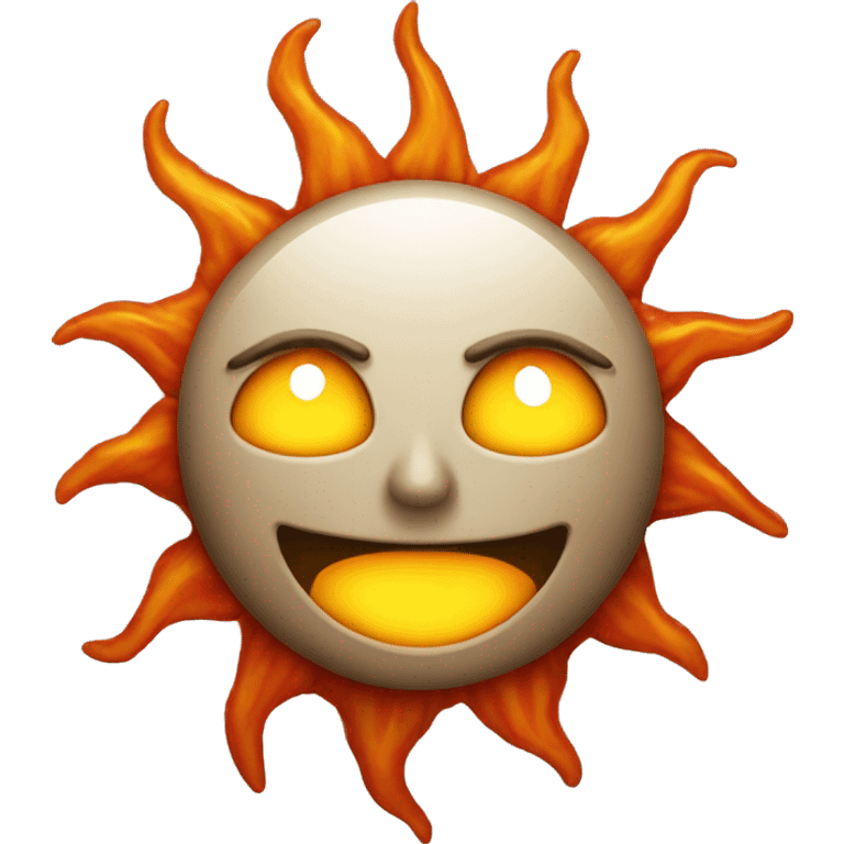 SUN IN HELL emoji