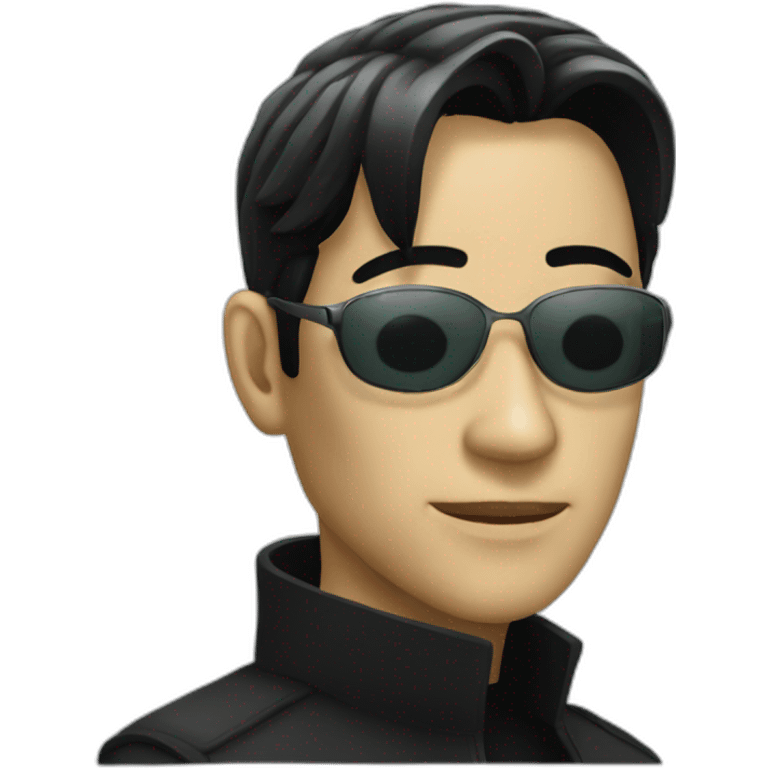 Neo in matrix emoji