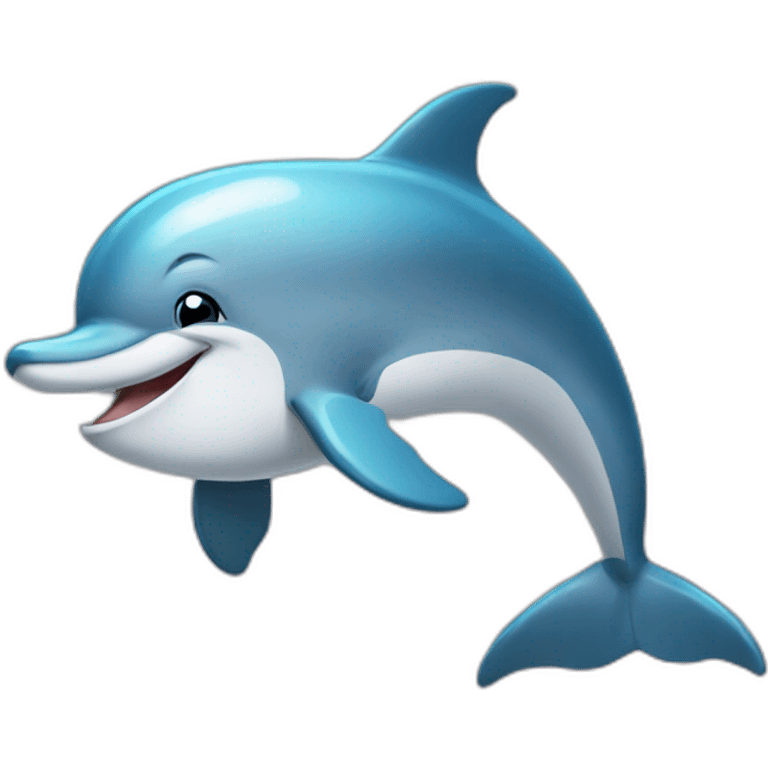 happy dolphin emoji