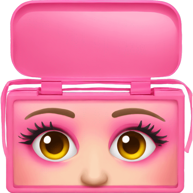 Pink eyeshadow box emoji