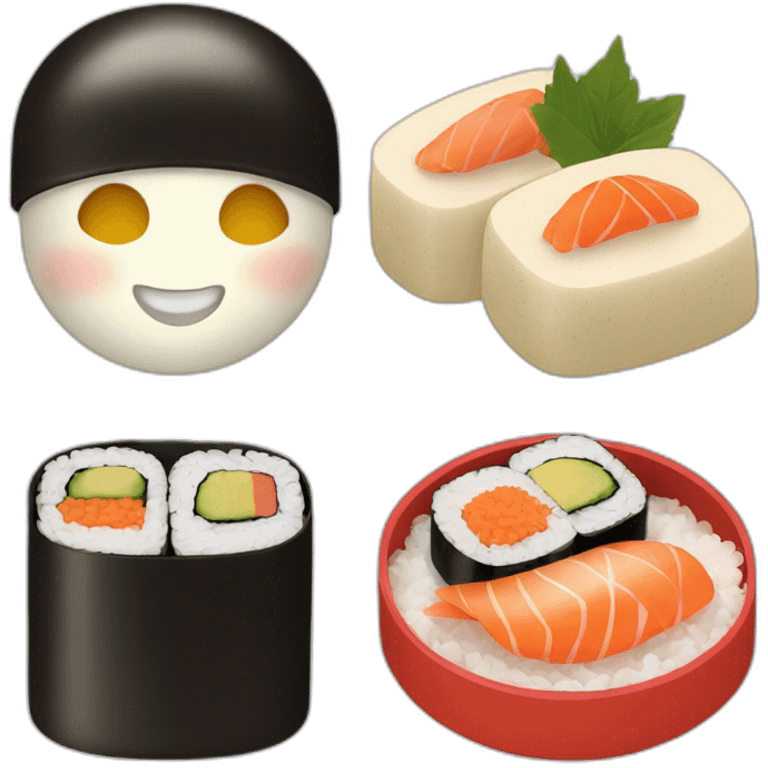 bento sushi emoji