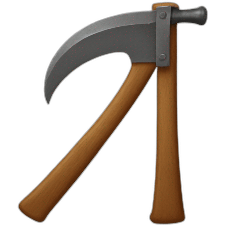 Soviet sickle and hammer emoji