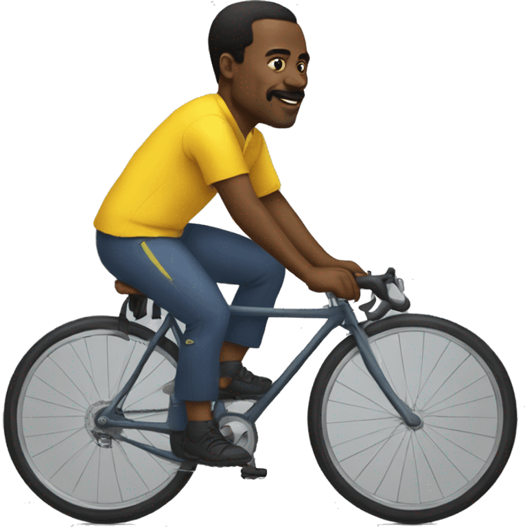 joseph kabila sur un velo  emoji