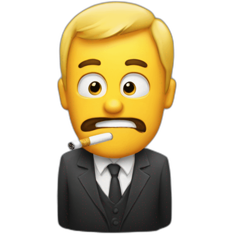 Gazo fumant une cigarette emoji