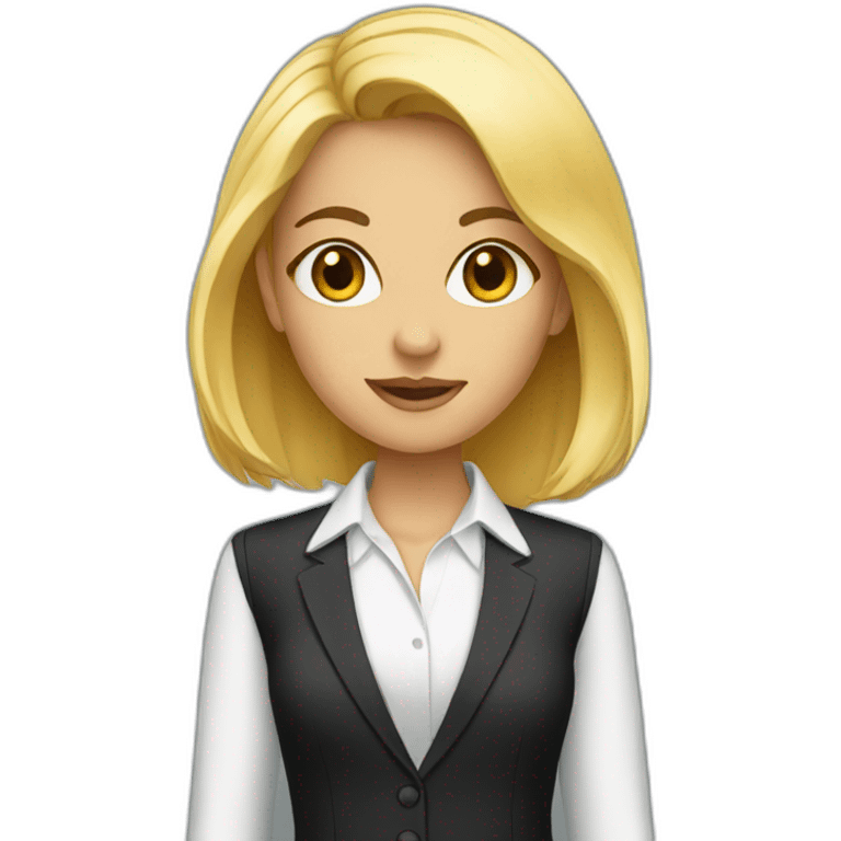 Girl in formals emoji