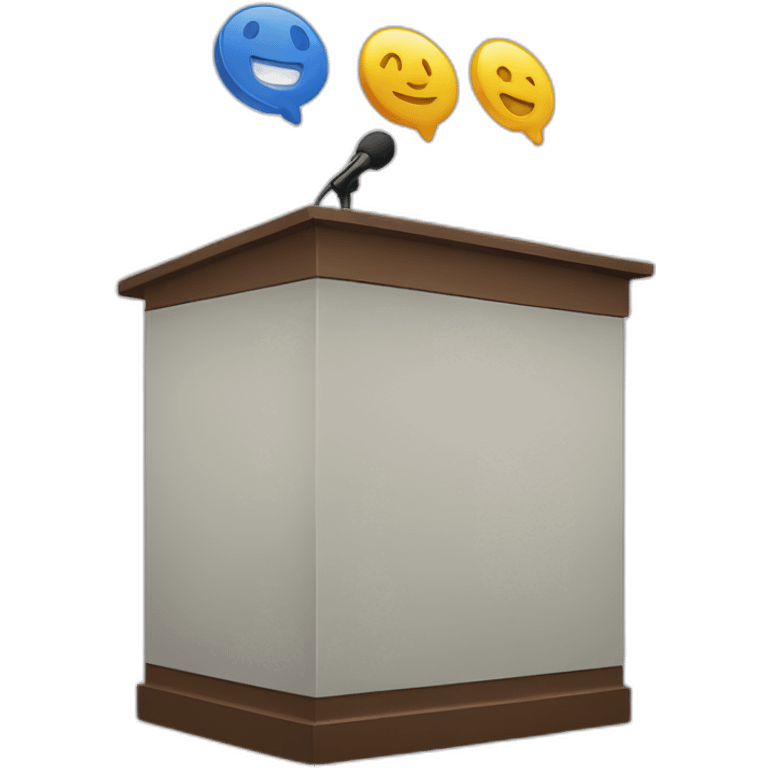 Leadership podium emoji