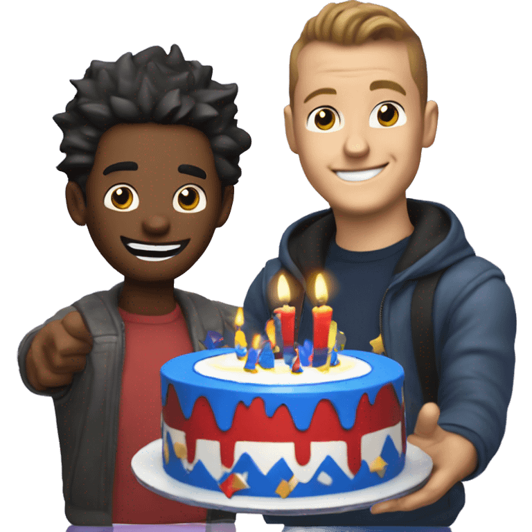 Happy birthday Christian Derrick with a image of sonic and a cake emoji