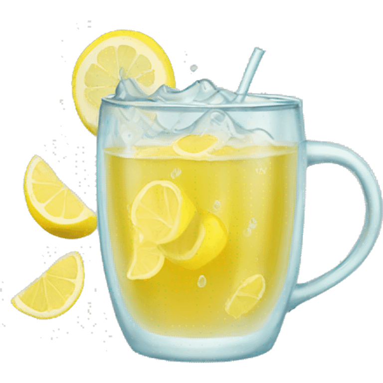 Rain lemon tea emoji