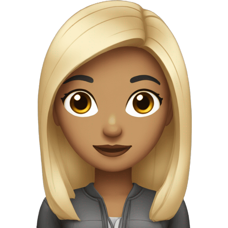 entrepreneurship young woman with black hair emoji