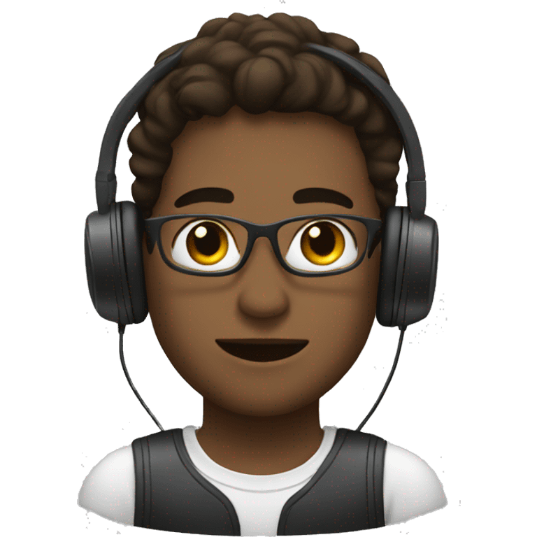 Myself with headphones on emoji