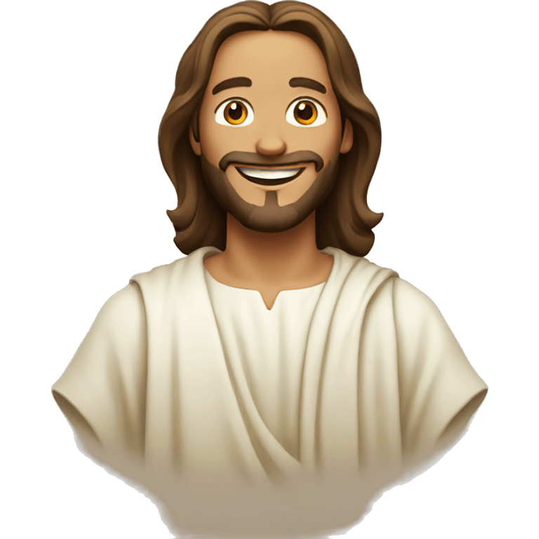 happy jesus emoji