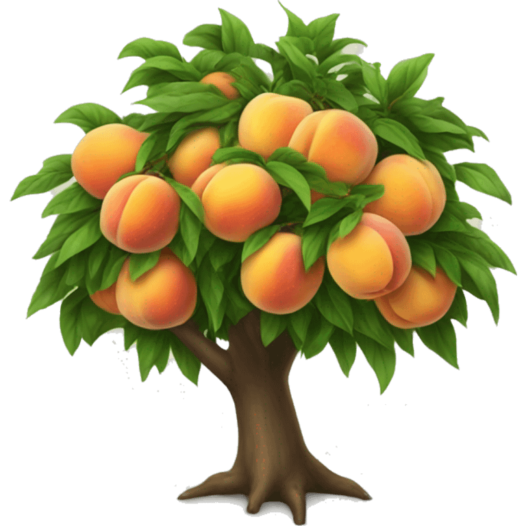 Peach tree emoji