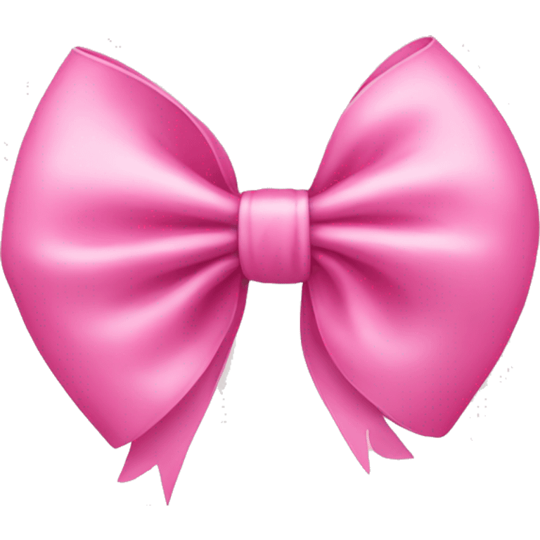 Cute pink bow emoji