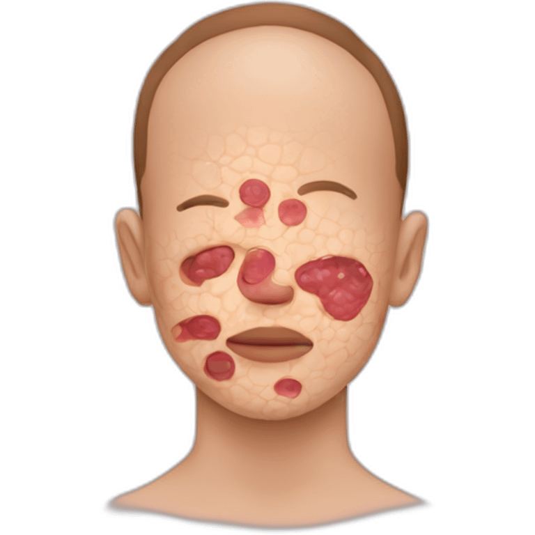 a skin disease emoji