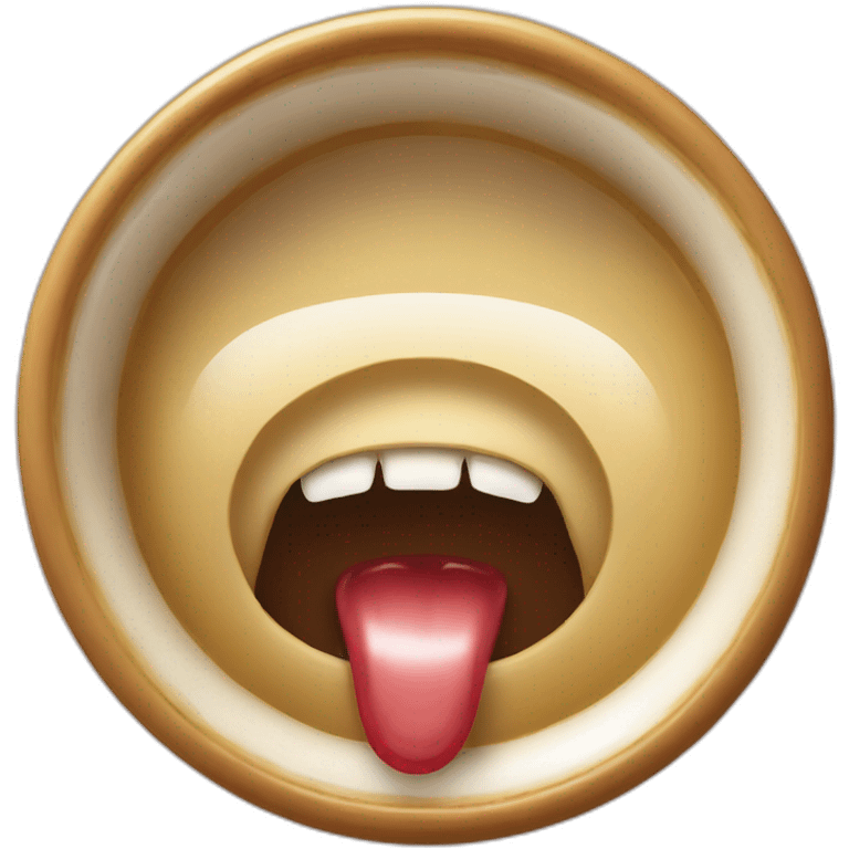 bière dans la bouche emoji