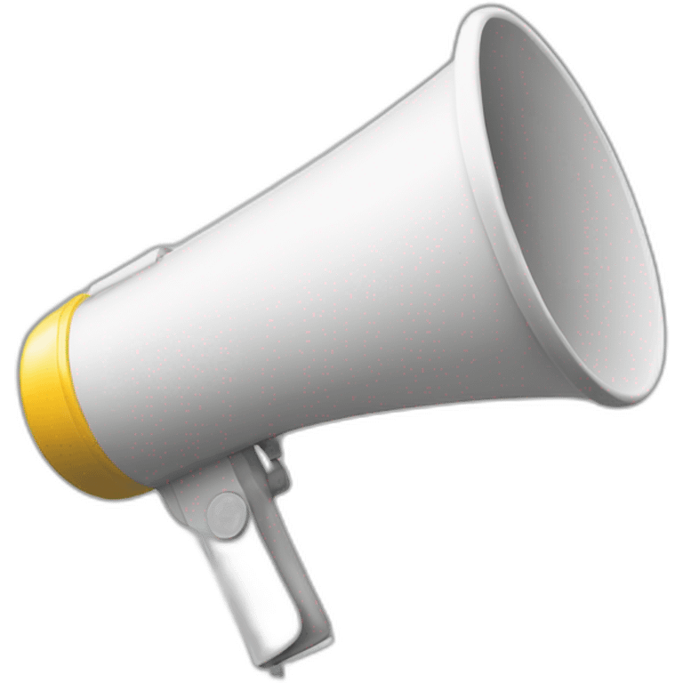 megaphone with sounds emoji