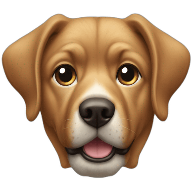 Chat sur la tête d’un chien emoji