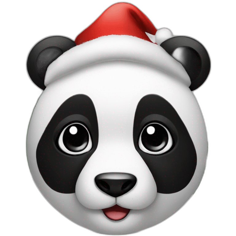 Christmas-panda emoji