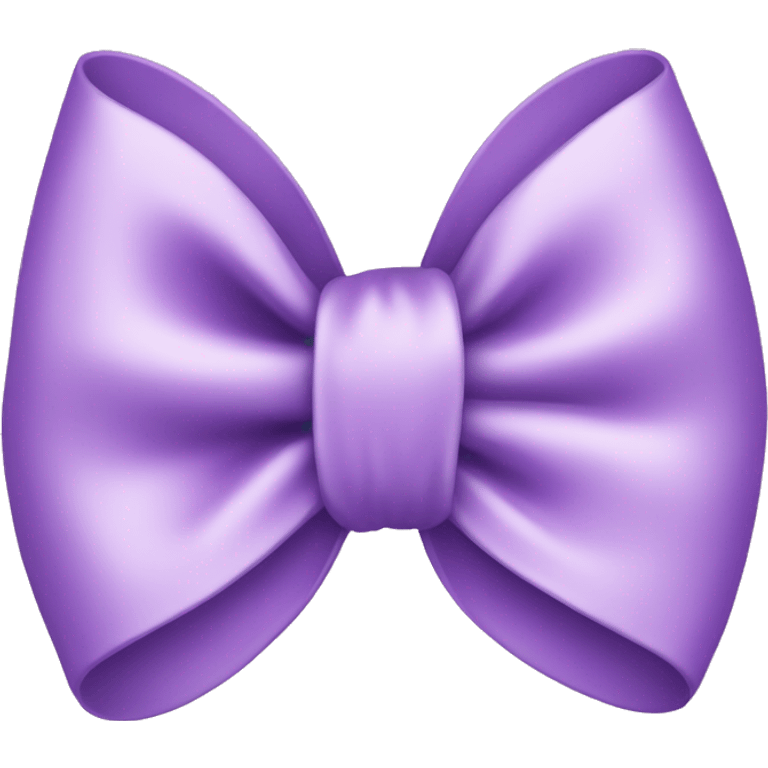 cute light purple bow  emoji