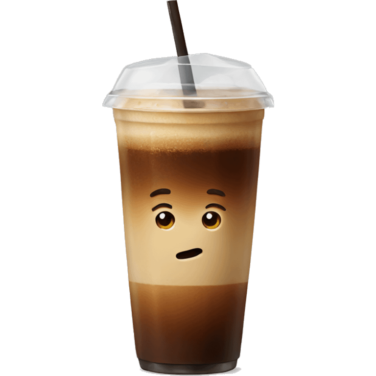 Ice coffee emoji