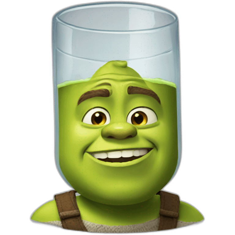 shrek glass  emoji