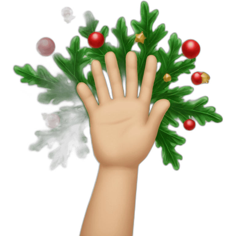 Le signe de jul avec les mains emoji