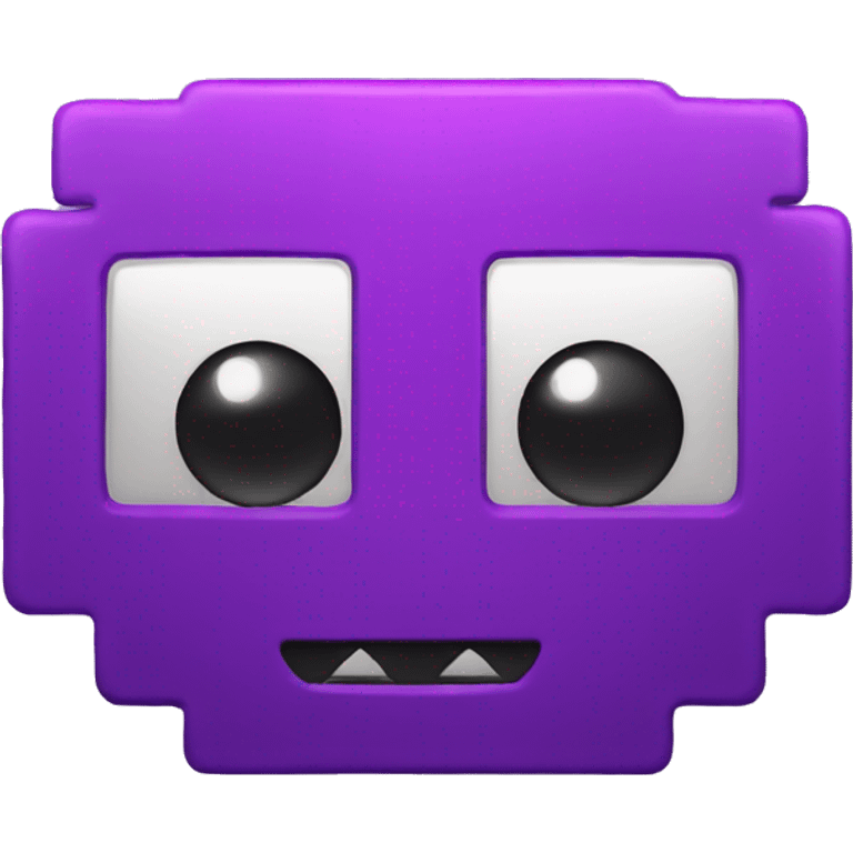 purple space invader emoji