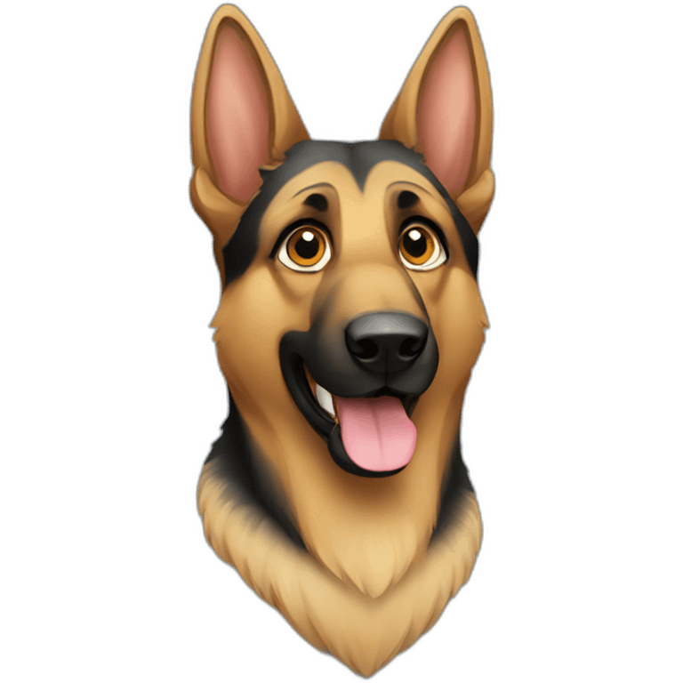 2 squirrels German shepherd emoji