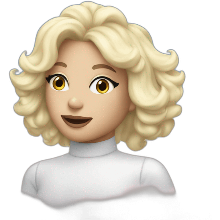 Laidy gaga in sky emoji