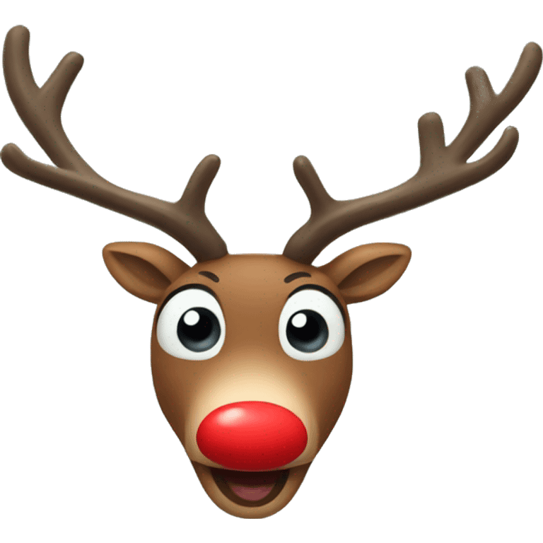 Red Nosed Reindeer emoji