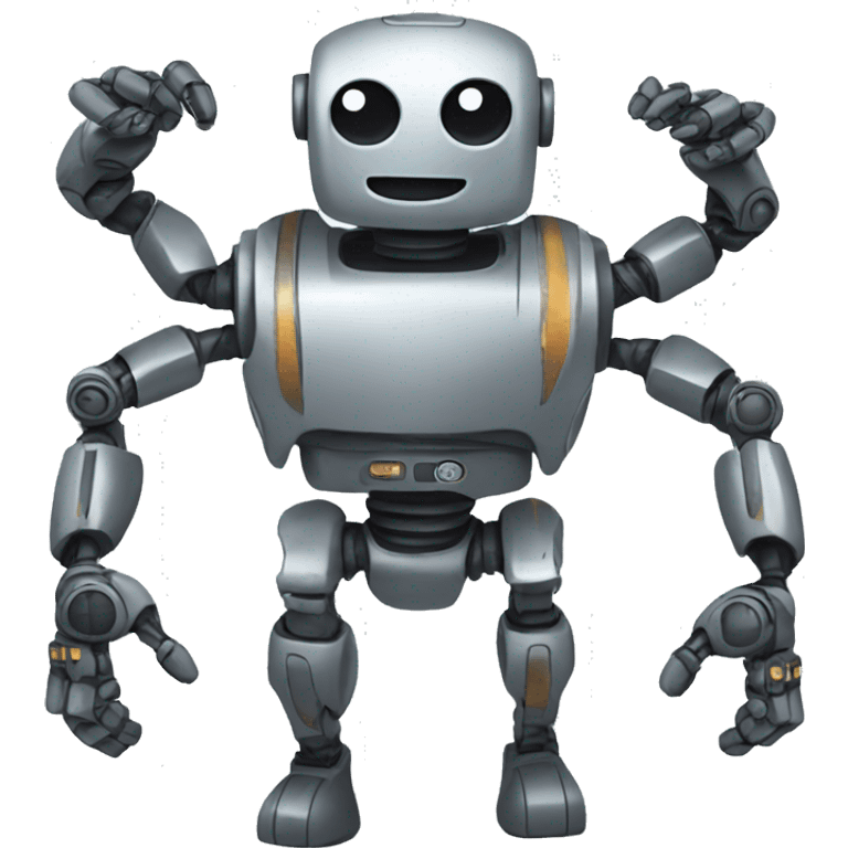 a robot with eight arms emoji