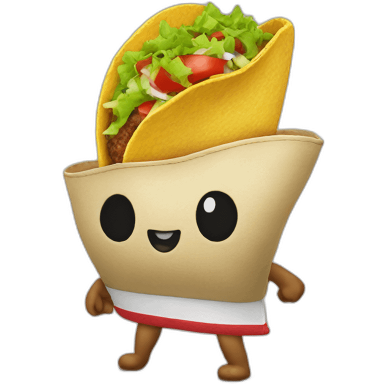 Rockets clutch with a taco emoji