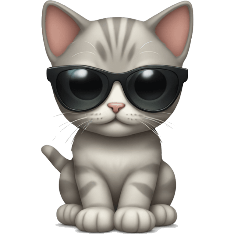 Kitten with sunglasses  emoji